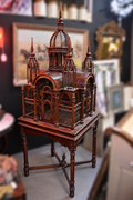 wooden bird cage