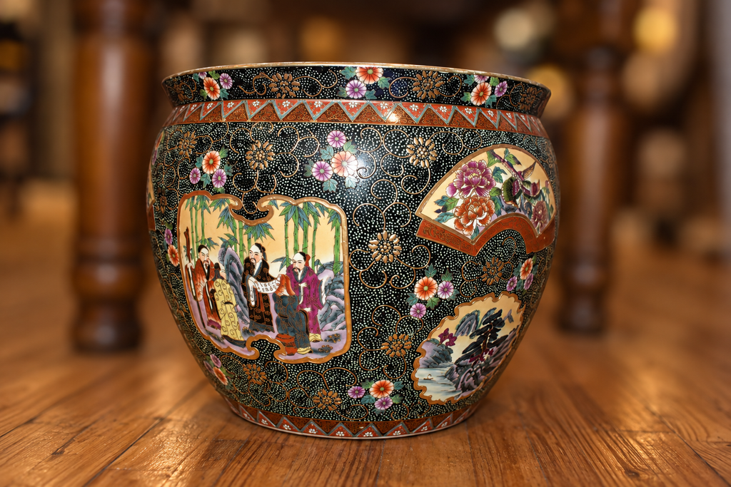Chinese Jardinieres Cloisonne/Enamel