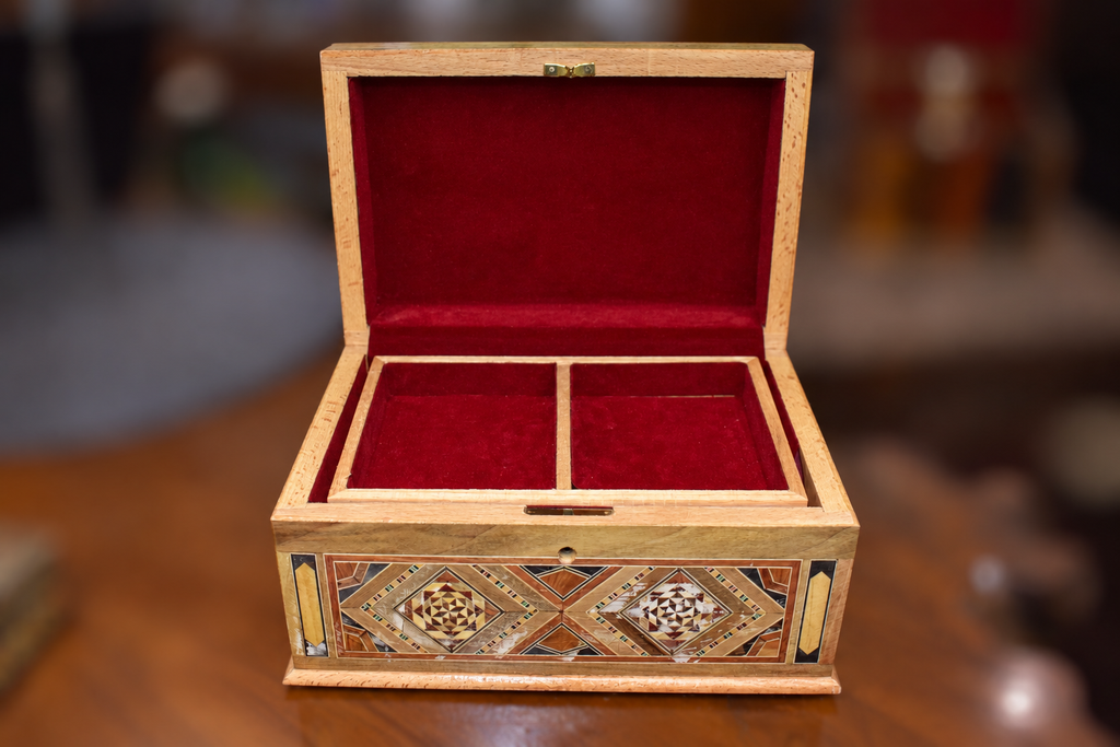 Large Inlaid Box - Open