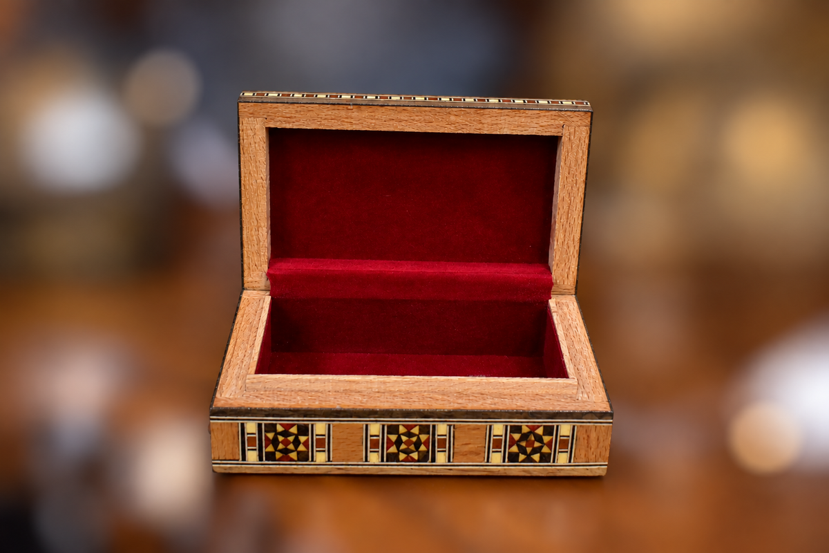 Smaall Inlaid Box - Open