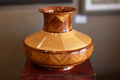 Hand-Carved Wooden Vase