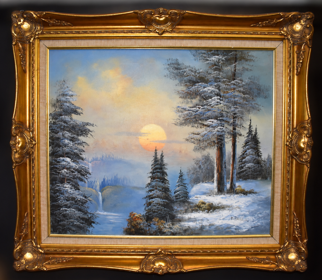 Winter Oil Painting